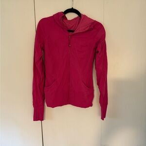 Lululemon Athletica Pink Fitted Zip-Up Jacket